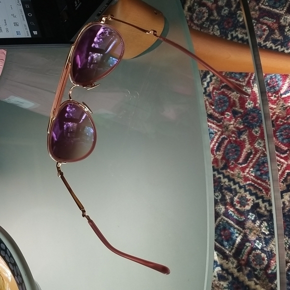 💕MR LEIGHT💕 Doheny SL Sunglasses ~ Aviator Rosewood NWOT - Picture 12 of 16